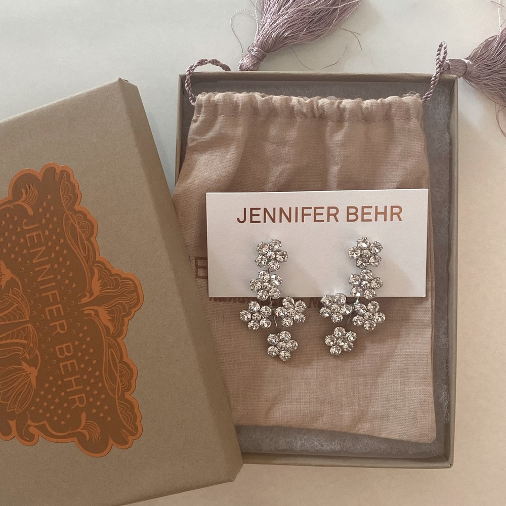 Jennifer Behr Crystal Juliette Earrings